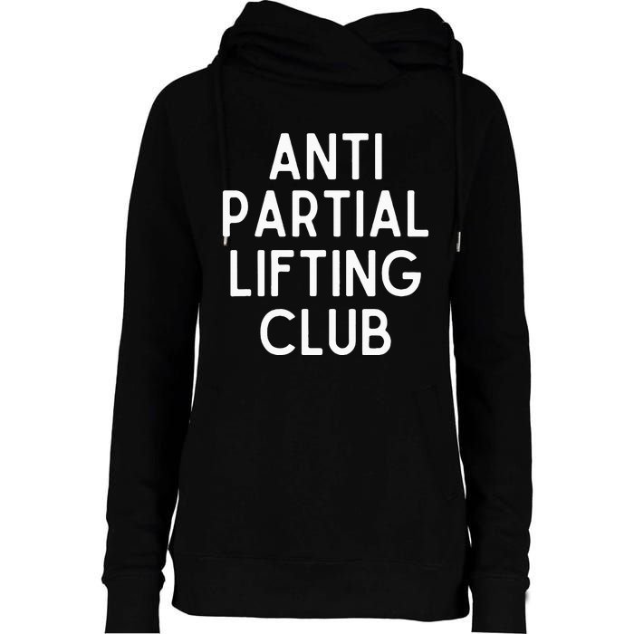 Anti Partial Lifting Club Gym Fitness Powerlifting Womens Funnel Neck Pullover Hood