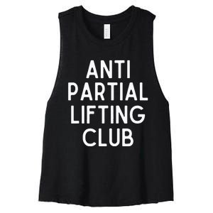 Anti Partial Lifting Club Gym Fitness Powerlifting Women's Racerback Cropped Tank