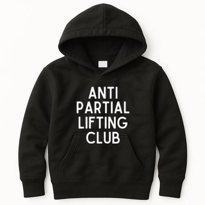 Anti Partial Lifting Club Gym Fitness Powerlifting Kids Hoodie