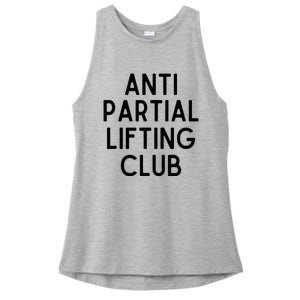 Anti Partial Lifting Club Gym Fitness Powerlifting Ladies PosiCharge Tri-Blend Wicking Tank