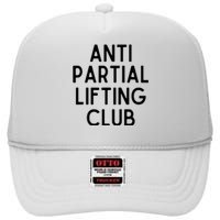 Anti Partial Lifting Club Gym Fitness Powerlifting High Crown Mesh Back Trucker Hat