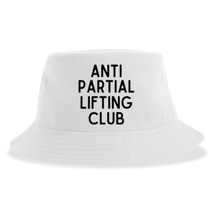 Anti Partial Lifting Club Gym Fitness Powerlifting Sustainable Bucket Hat