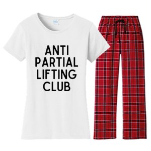 Anti Partial Lifting Club Gym Fitness Powerlifting Women's Flannel Pajama Set