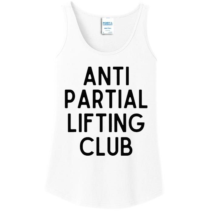 Anti Partial Lifting Club Gym Fitness Powerlifting Ladies Essential Tank