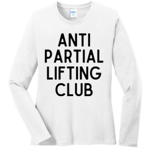 Anti Partial Lifting Club Gym Fitness Powerlifting Ladies Long Sleeve Shirt