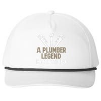 A Plumber Legend has retired Plumber Snapback Five-Panel Rope Hat