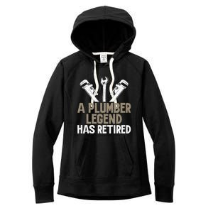 A Plumber Legend has retired Plumber Women's Fleece Hoodie