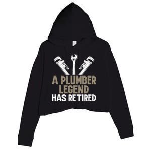 A Plumber Legend has retired Plumber Crop Fleece Hoodie