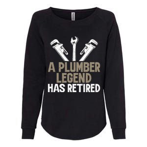 A Plumber Legend has retired Plumber Womens California Wash Sweatshirt