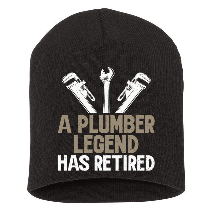 A Plumber Legend has retired Plumber Short Acrylic Beanie