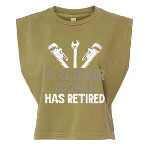 A Plumber Legend has retired Plumber Garment-Dyed Women's Muscle Tee