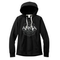 Ahimsa Peace Love Respect Vegan Women's Fleece Hoodie