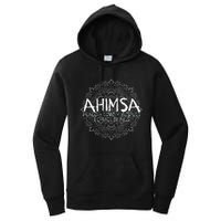 Ahimsa Peace Love Respect Vegan Women's Pullover Hoodie