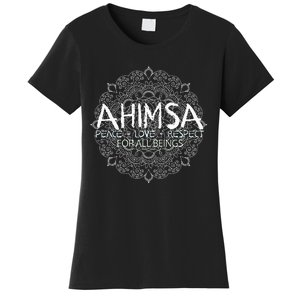 Ahimsa Peace Love Respect Vegan Women's T-Shirt