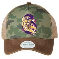 Astronaut Pizza Lover Legacy Tie Dye Trucker Hat