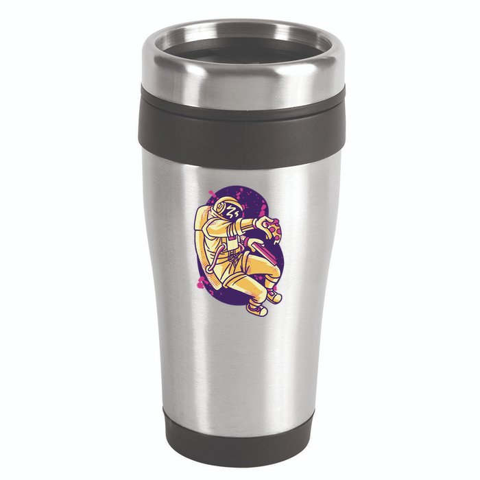 Astronaut Pizza Lover 16oz Travel Tumbler