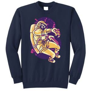 Astronaut Pizza Lover Tall Sweatshirt