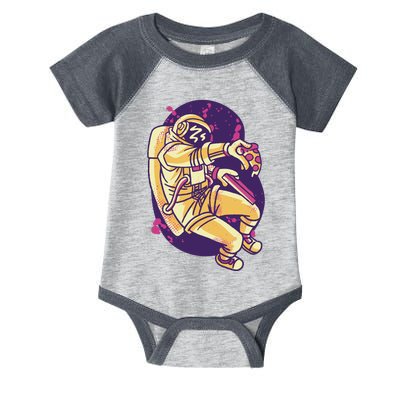 Astronaut Pizza Lover Infant Baby Jersey Bodysuit