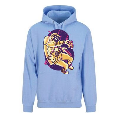 Astronaut Pizza Lover Unisex Surf Hoodie