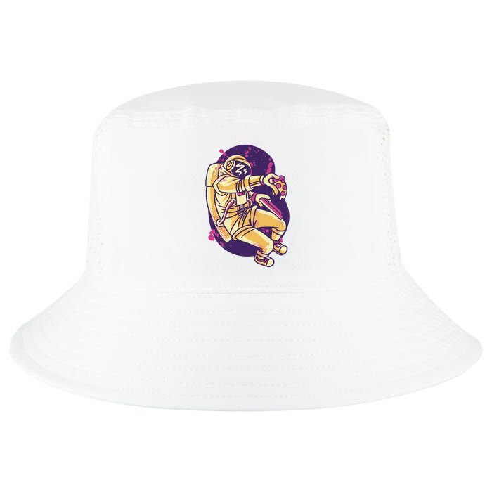 Astronaut Pizza Lover Cool Comfort Performance Bucket Hat