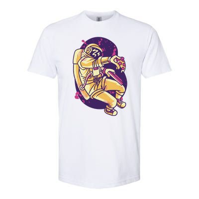 Astronaut Pizza Lover Softstyle® CVC T-Shirt