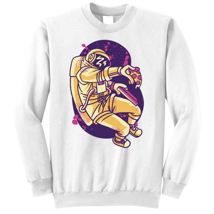 Astronaut Pizza Lover Sweatshirt