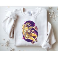 Astronaut Pizza Lover Sweatshirt