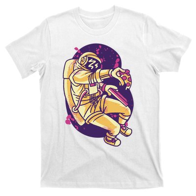 Astronaut Pizza Lover T-Shirt