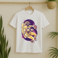 Astronaut Pizza Lover T-Shirt