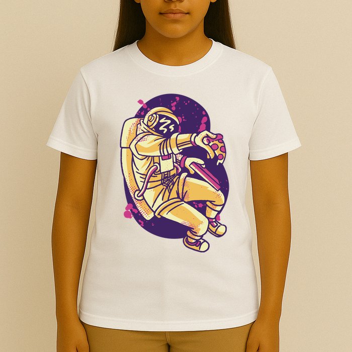 Astronaut Pizza Lover T-Shirt