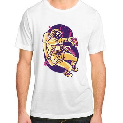 Astronaut Pizza Lover Adult ChromaSoft Performance T-Shirt