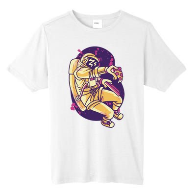 Astronaut Pizza Lover Tall Fusion ChromaSoft Performance T-Shirt