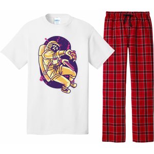 Astronaut Pizza Lover Pajama Set