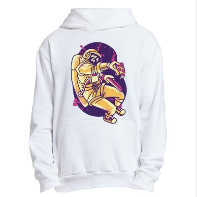 Astronaut Pizza Lover Urban Pullover Hoodie