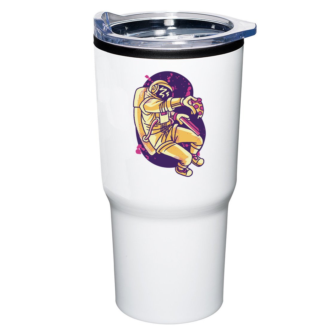 Astronaut Pizza Lover Tumbler