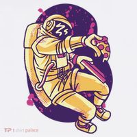 Astronaut Pizza Lover Poster