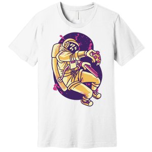 Astronaut Pizza Lover Premium T-Shirt