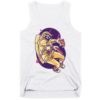 Astronaut Pizza Lover Tank Top