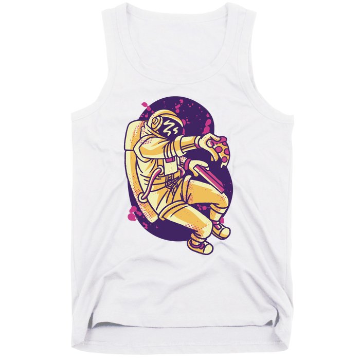 Astronaut Pizza Lover Tank Top