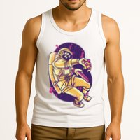 Astronaut Pizza Lover Tank Top