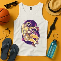 Astronaut Pizza Lover Tank Top