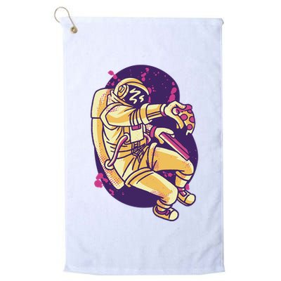 Astronaut Pizza Lover Golf Towel