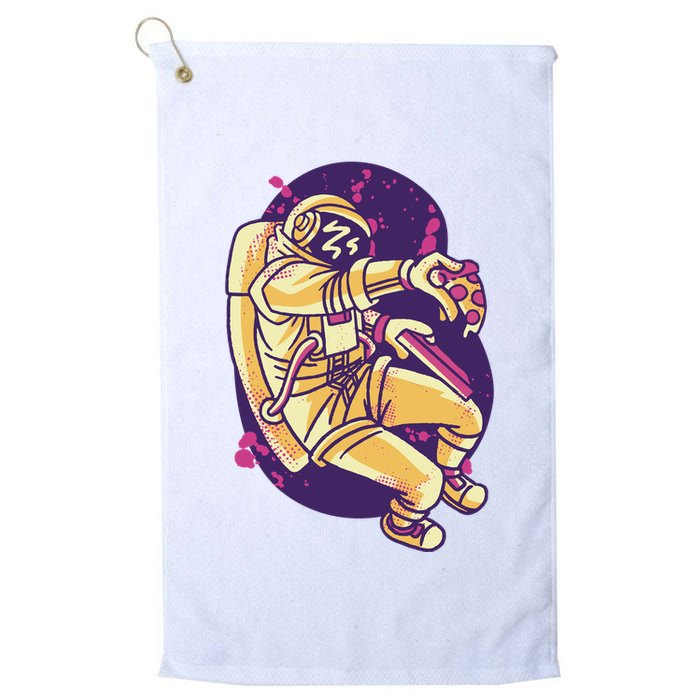 Astronaut Pizza Lover Golf Towel