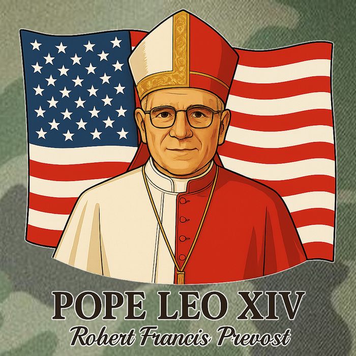 American Pope Leo XIV May 8th 2025 Robert Francis Prevost Legacy Tie Dye Trucker Hat