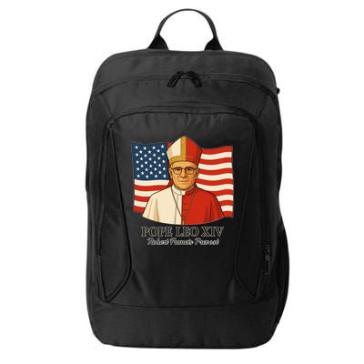 American Pope Leo XIV May 8th 2025 Robert Francis Prevost City Backpack