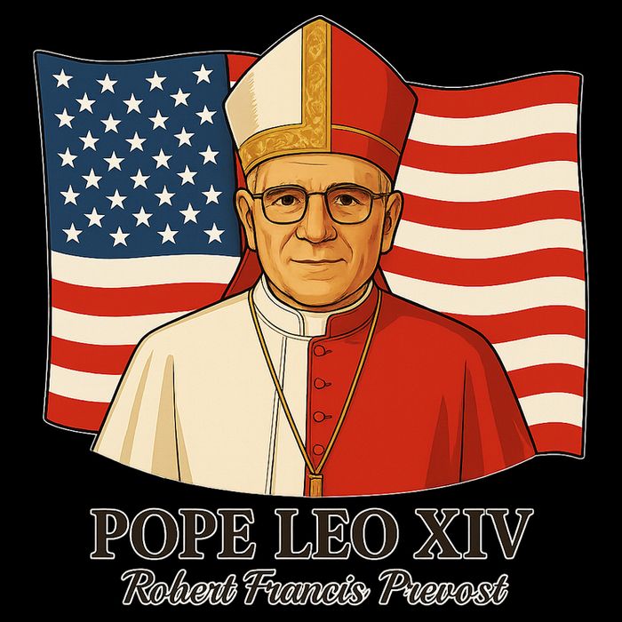 American Pope Leo XIV May 8th 2025 Robert Francis Prevost City Backpack