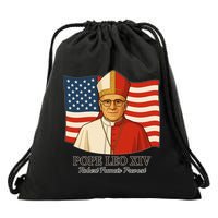 American Pope Leo XIV May 8th 2025 Robert Francis Prevost Drawstring Bag