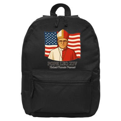 American Pope Leo XIV May 8th 2025 Robert Francis Prevost 16 in Basic Backpack