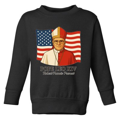 American Pope Leo XIV May 8th 2025 Robert Francis Prevost Toddler Sweatshirt