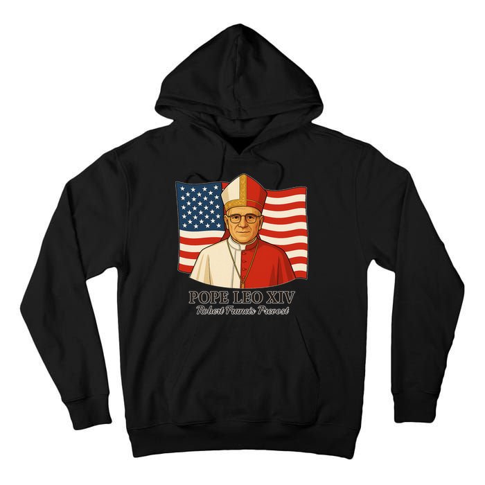 American Pope Leo XIV May 8th 2025 Robert Francis Prevost Tall Hoodie
